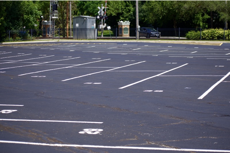 asphalt overlay prep for Parking lot Davidson County