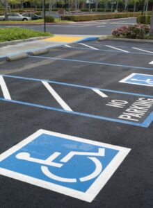 ADA parking lot requirements in Nashville, Tennessee