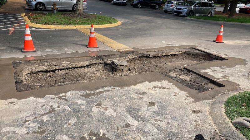 Image displaying the importance of Asphalt patching Mixture and Layer Depth in Nashville, TN