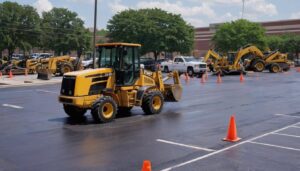 Nashville parking lot paving contractors for businesses
